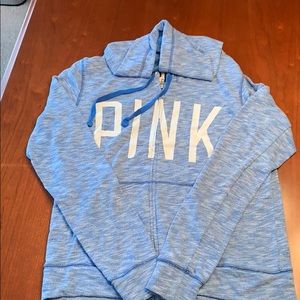 Victoria’s Secret PINK blue full zip sweatshirt